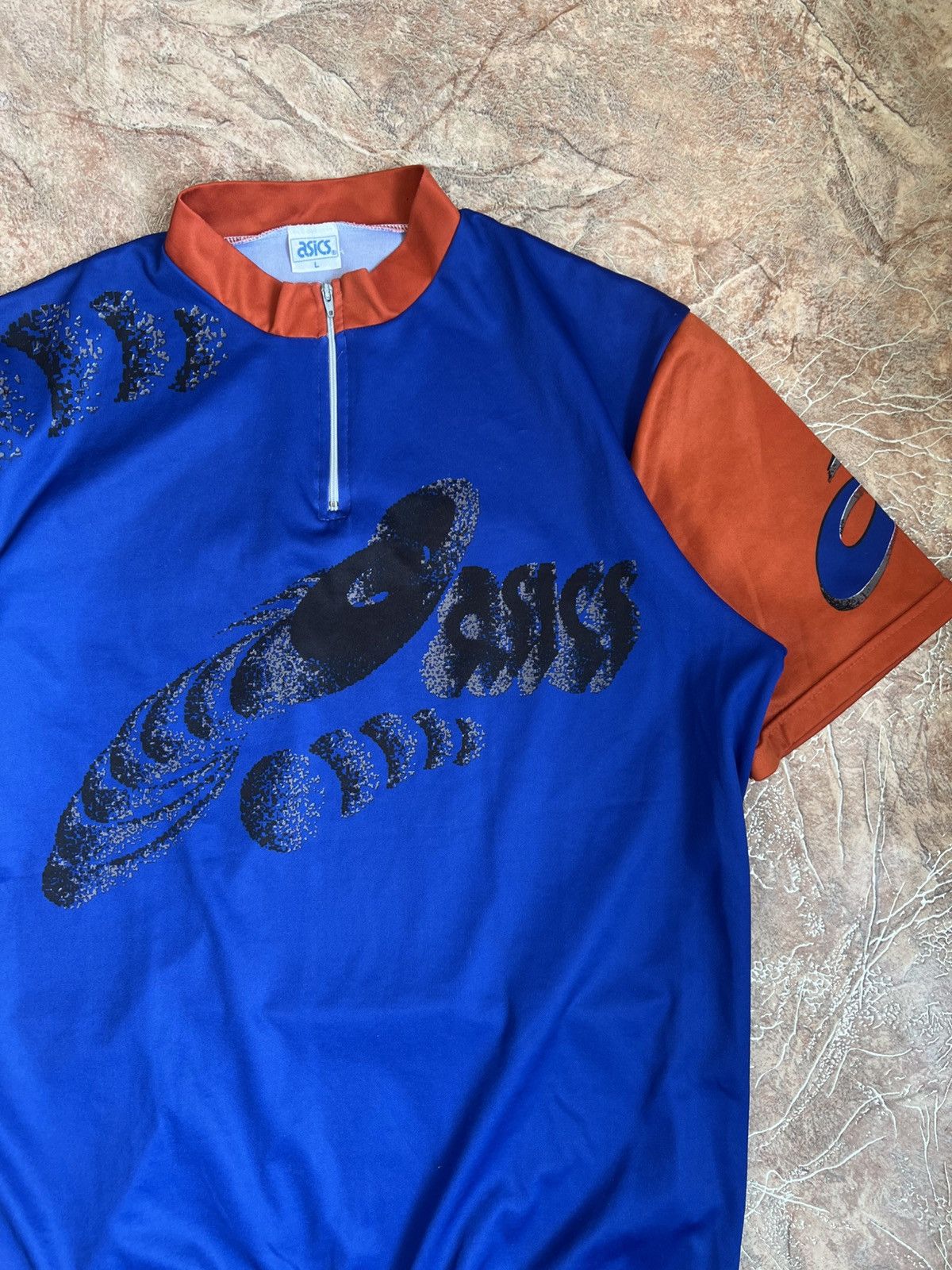 Asics Vintage ASICS cycling jersey t shirt avant Garde Size US L / EU 52-54 / 3 - 2 Thumbnail