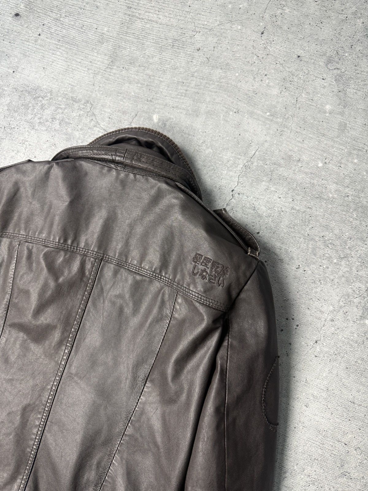 Vintage Vintage Midway Brown Leather Jacket Size US S / EU 44-46 / 1 - 9 Thumbnail