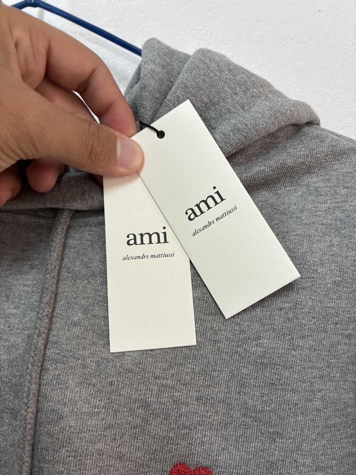 AMI Hoodie Ami Paris Ami De Coeur grey Size US S / EU 44-46 / 1 - 5 Thumbnail