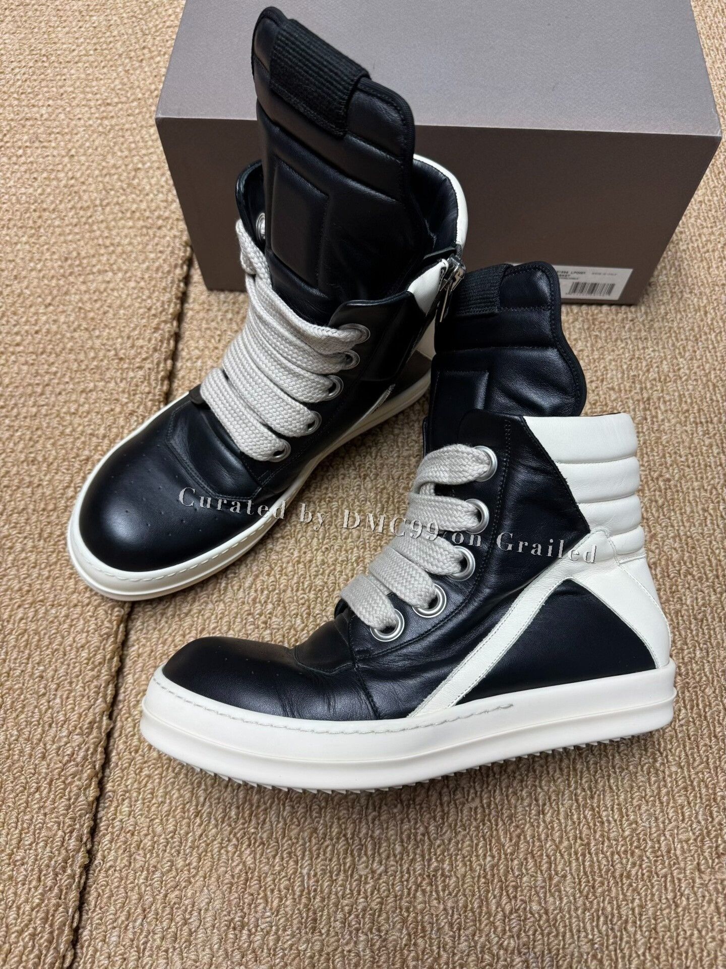 Rick Owens Rick Owens Geobasket archive high top sneakers | Grailed
