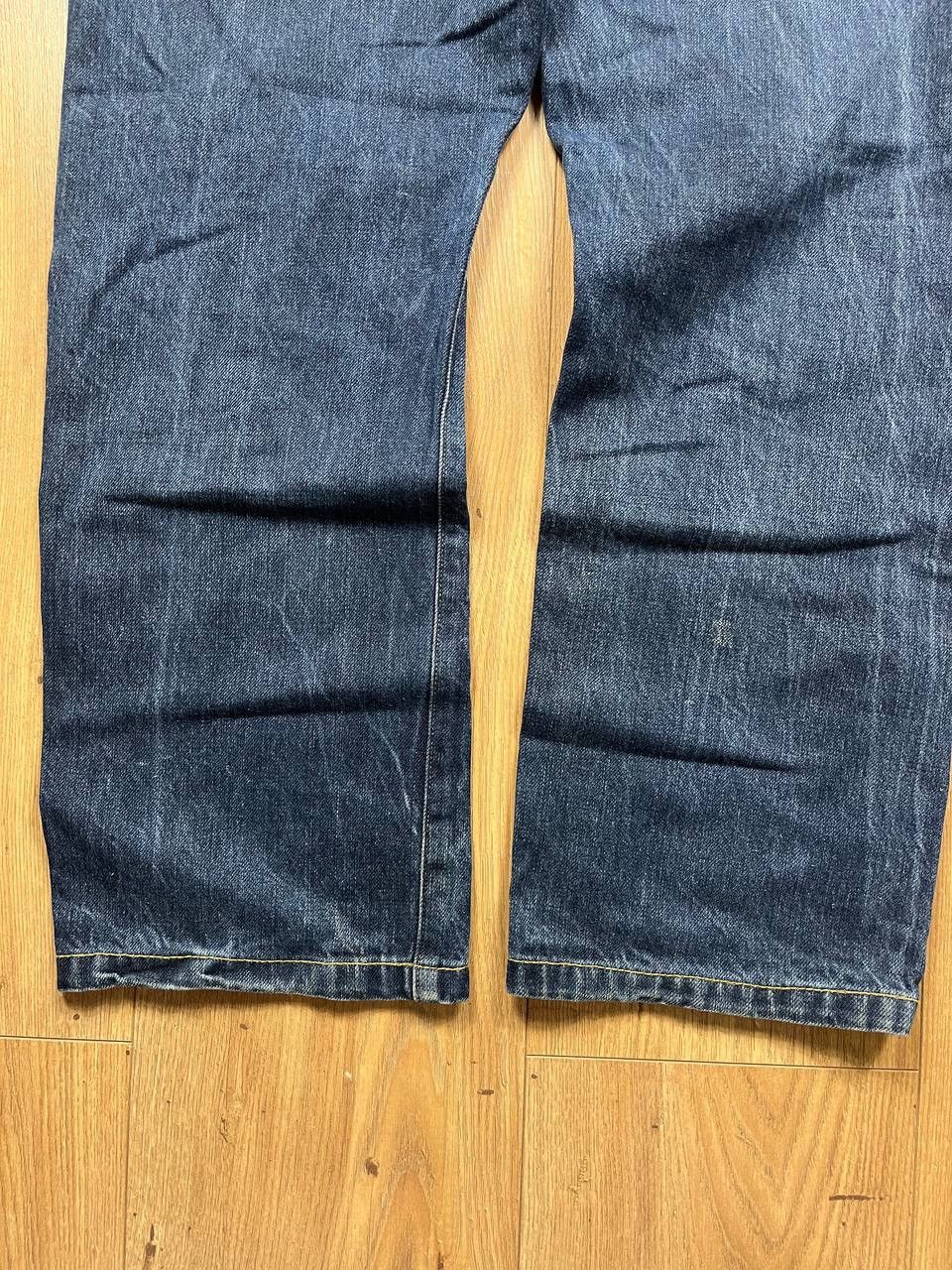 Evisu 00’s EVISU WHITE SEAGULL DAICOCK BAGGY DENIM JEANS RARE Y2K Size US 32 / EU 48 - 5 Thumbnail