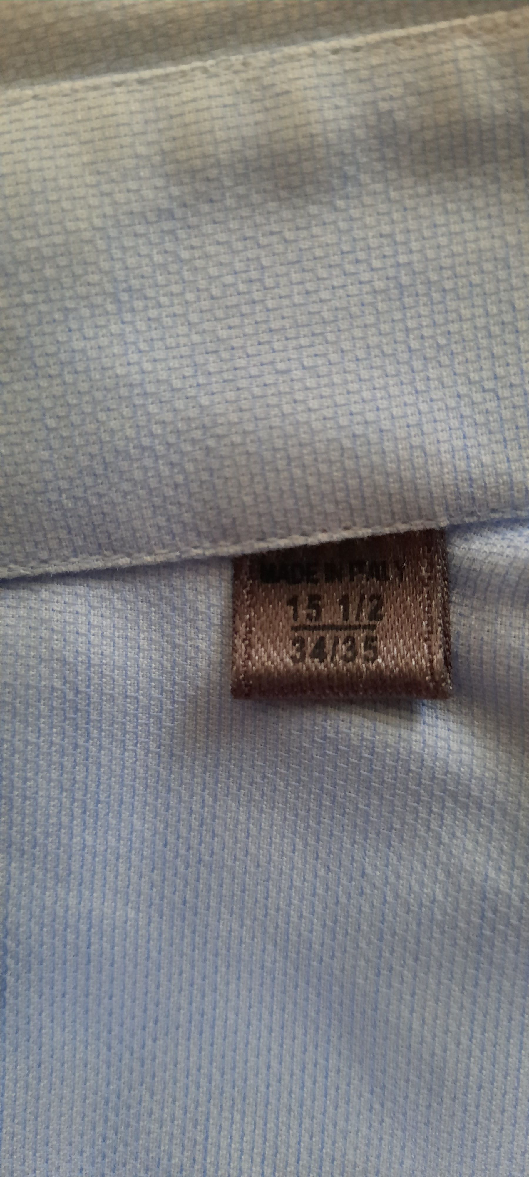 John Varvatos JOHN VARVATOS Long Sleeve Shirt 15 1/2 Slim Fit Light Blue Size US M / EU 48-50 / 2 - 8 Thumbnail