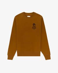 Aime Leon Dore o1mle0925 Form Logo Crewneck Sweatshirt in Brown Size US S / EU 44-46 / 1 - 2 Thumbnail