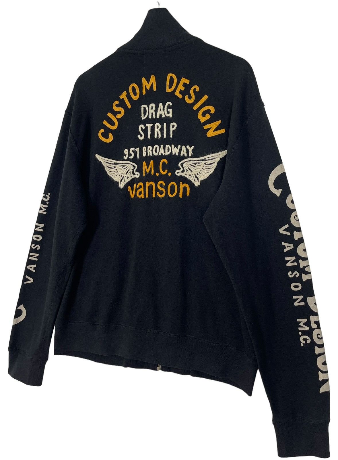 Vanson Leathers Vanson Leather Embroidered MC Drag Racing Jacket Size US L / EU 52-54 / 3 - 6 Thumbnail