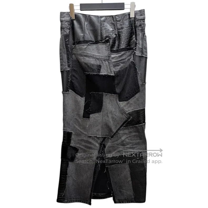 Junya Watanabe Junya Watanabe size S Denim Patchwork Skirt Size 23" - 4 Thumbnail