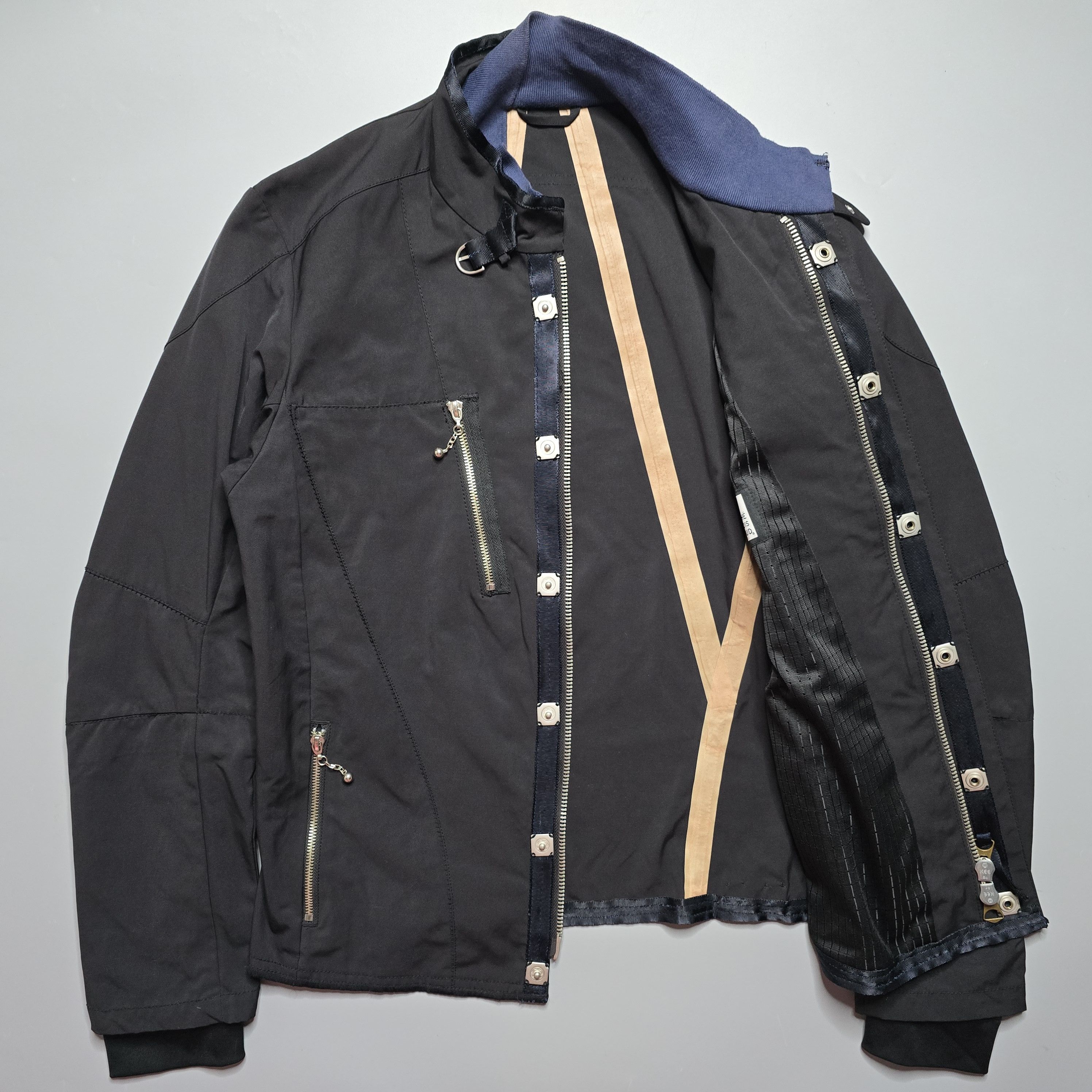Marithe + Francois Girbaud MF+G - Archival Biker Jacket Size US L / EU 52-54 / 3 - 3 Thumbnail