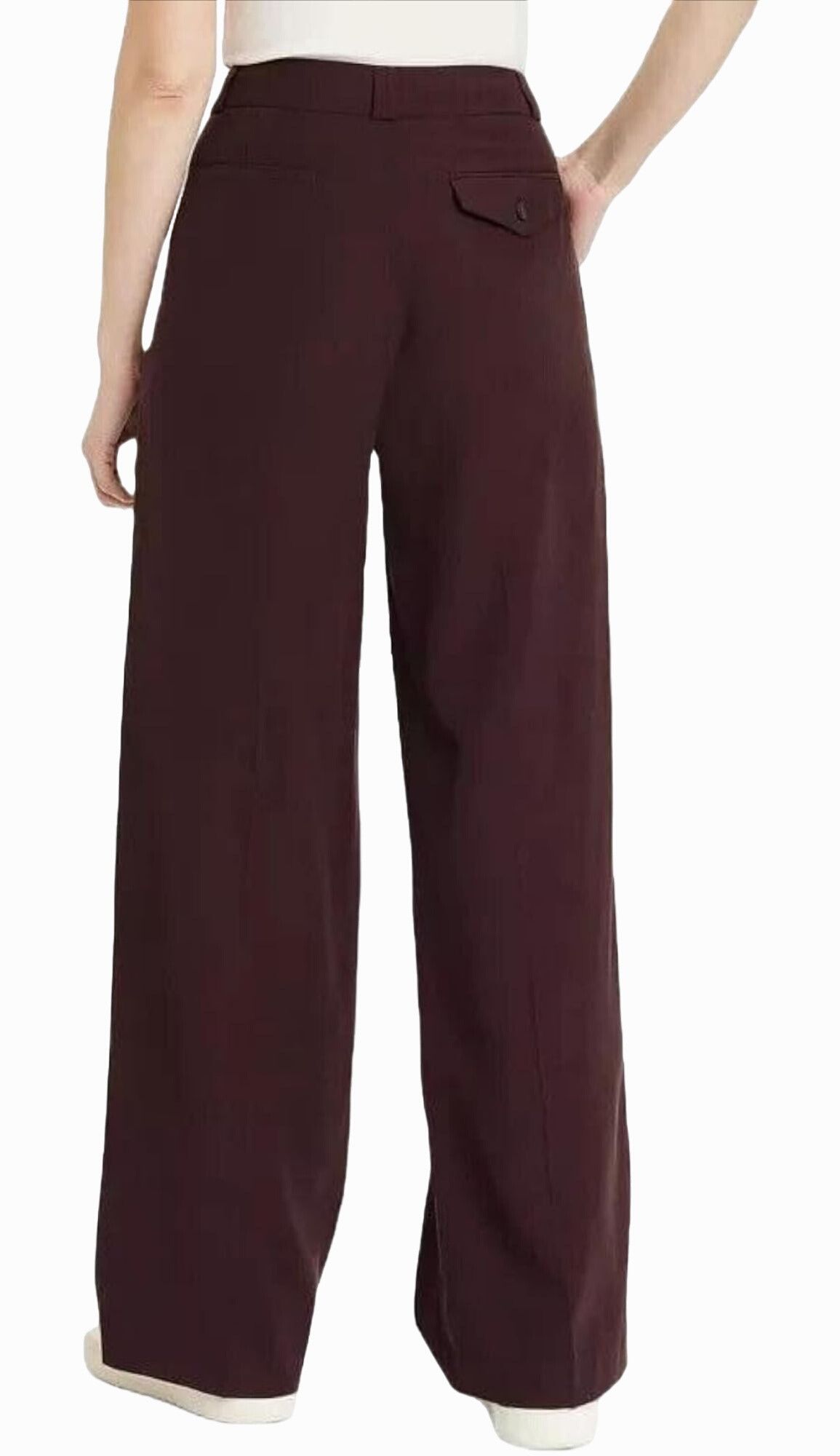 Other A New Day - Women's High-Rise Relaxed Fit Full Length Baggy Size 26" / US 2 / IT 38 - 2 Thumbnail