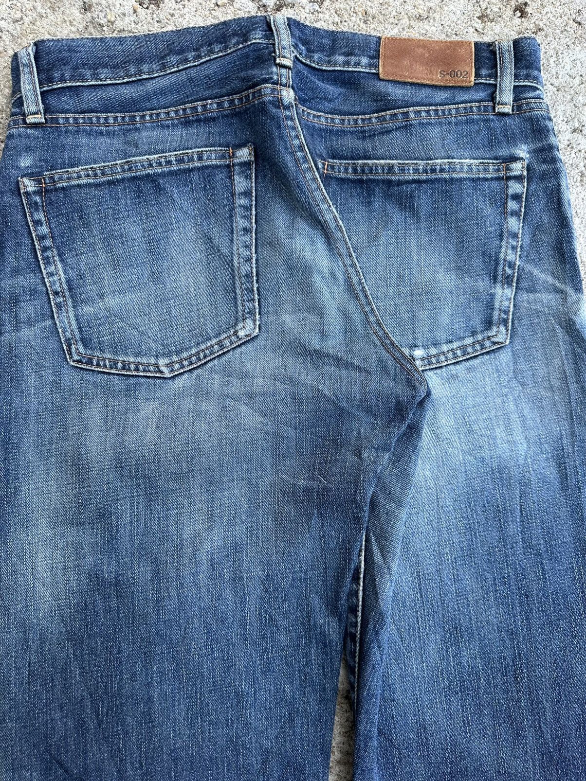 Undercover × Uniqlo Vintage Uniqlo S-002 Distressed Indigo Blue Jeans W32 Size US 32 / EU 48 - 10 Thumbnail