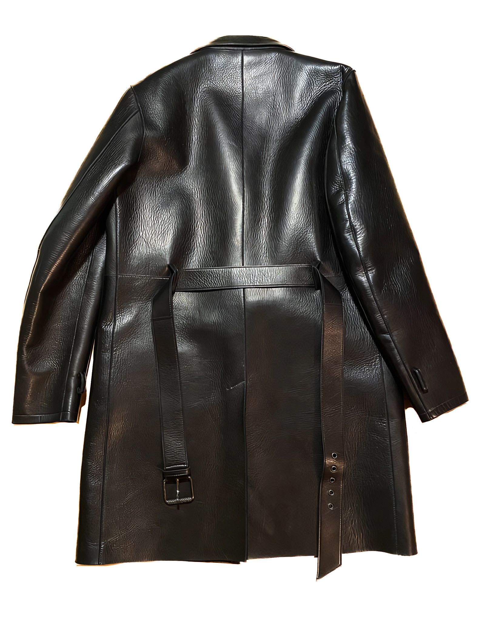 Roberto Cavalli LEATHER TRENCH COAT Size US L / EU 52-54 / 3 - 2 Thumbnail