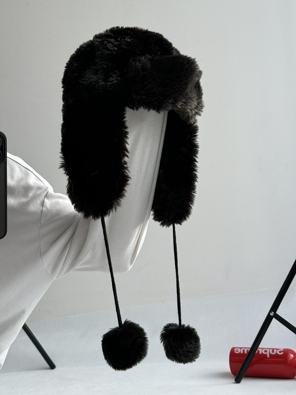 Hysteric Glamour × Japanese Brand Vintage fuzzy mohair japanese ushanka hat avant garde Size ONE SIZE - 15 Thumbnail