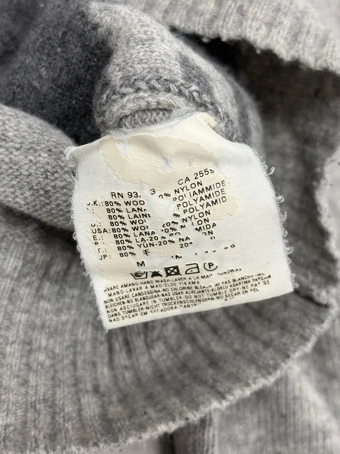 Diesel Diesel Grey Success Script Wool Sweater Size US S / EU 44-46 / 1 - 9 Thumbnail