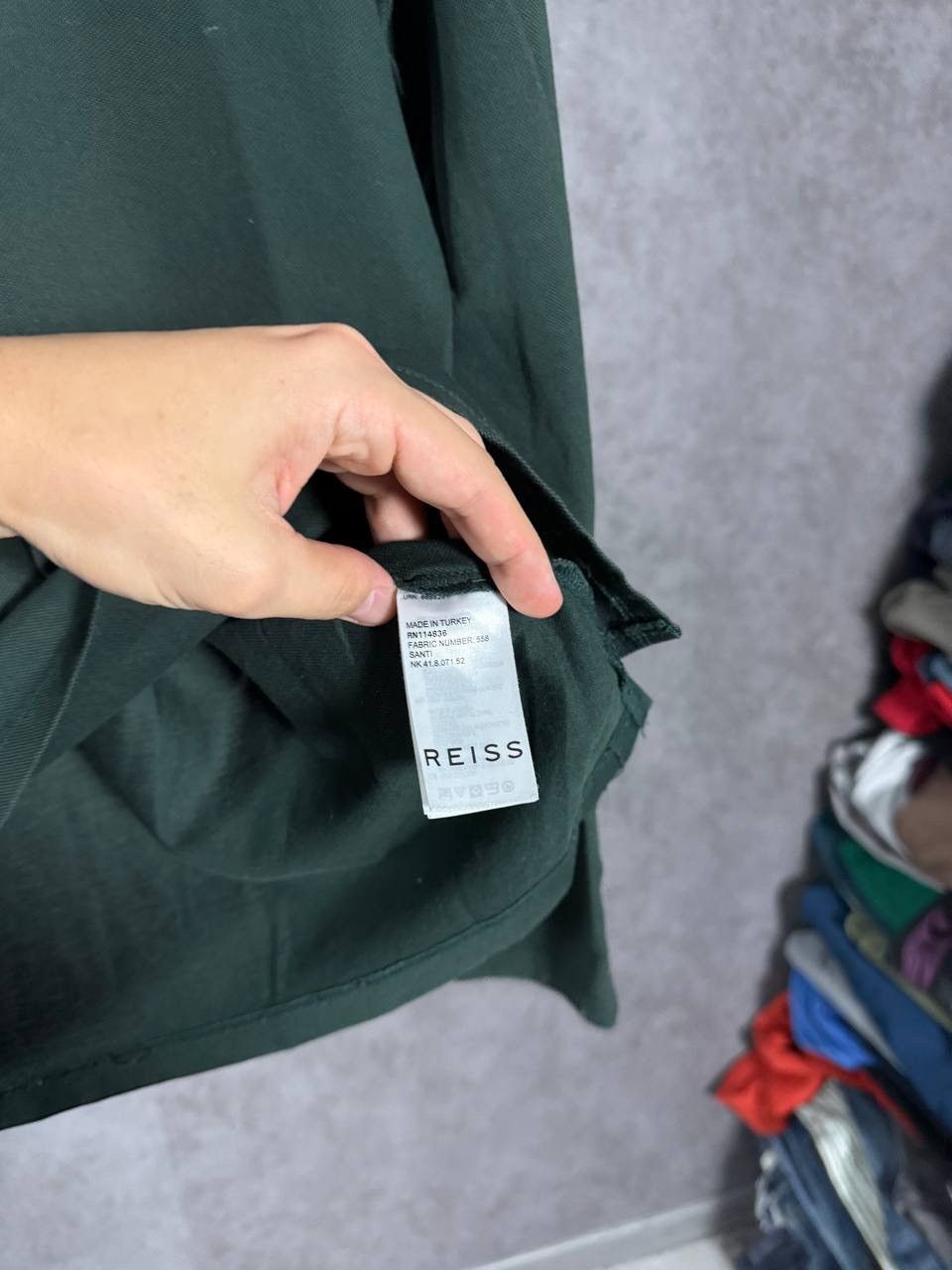 Reiss Reiss designer pocket polo longsleeve Size US L / EU 52-54 / 3 - 4 Thumbnail