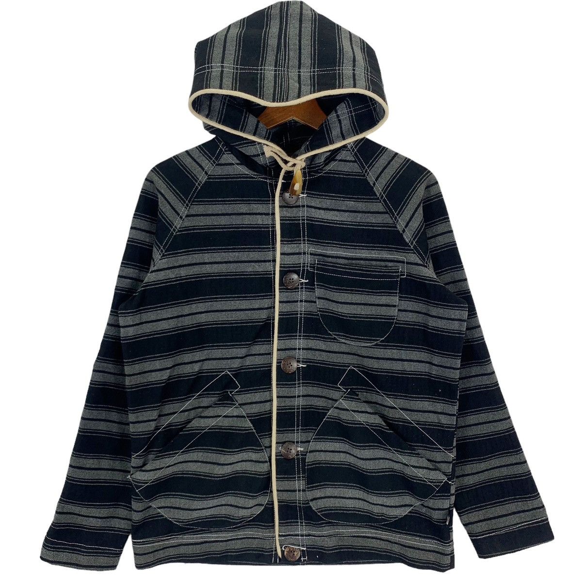 Designer × Japanese Brand × Vintage VINTAGE GALE CHORE HOODIE JACKET Size US M / EU 48-50 / 2 - 1 Thumbnail