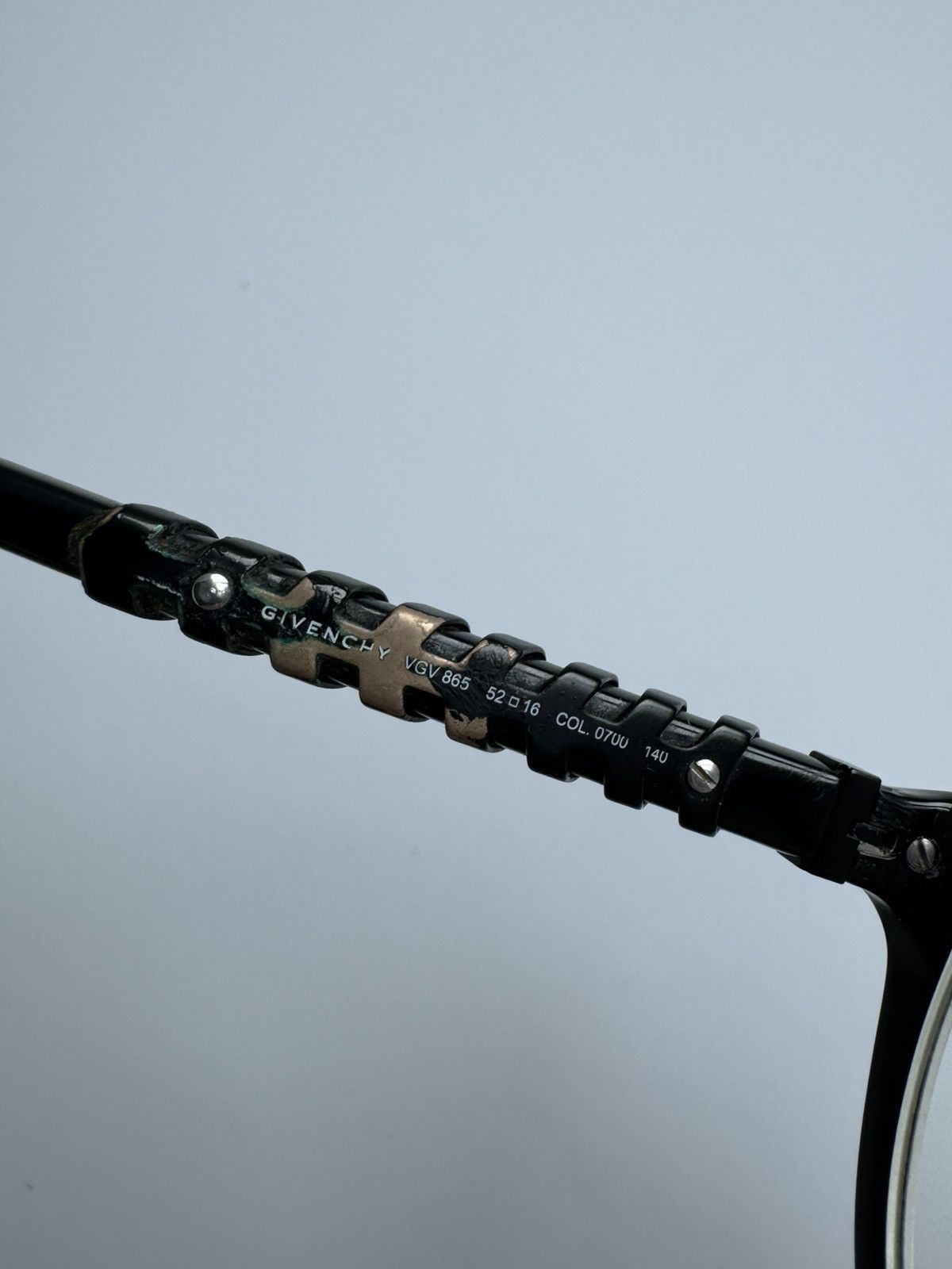 Givenchy Givenchy Eyeglasses VGV 865 Black Full Moon Rim Square Size ONE SIZE - 5 Thumbnail