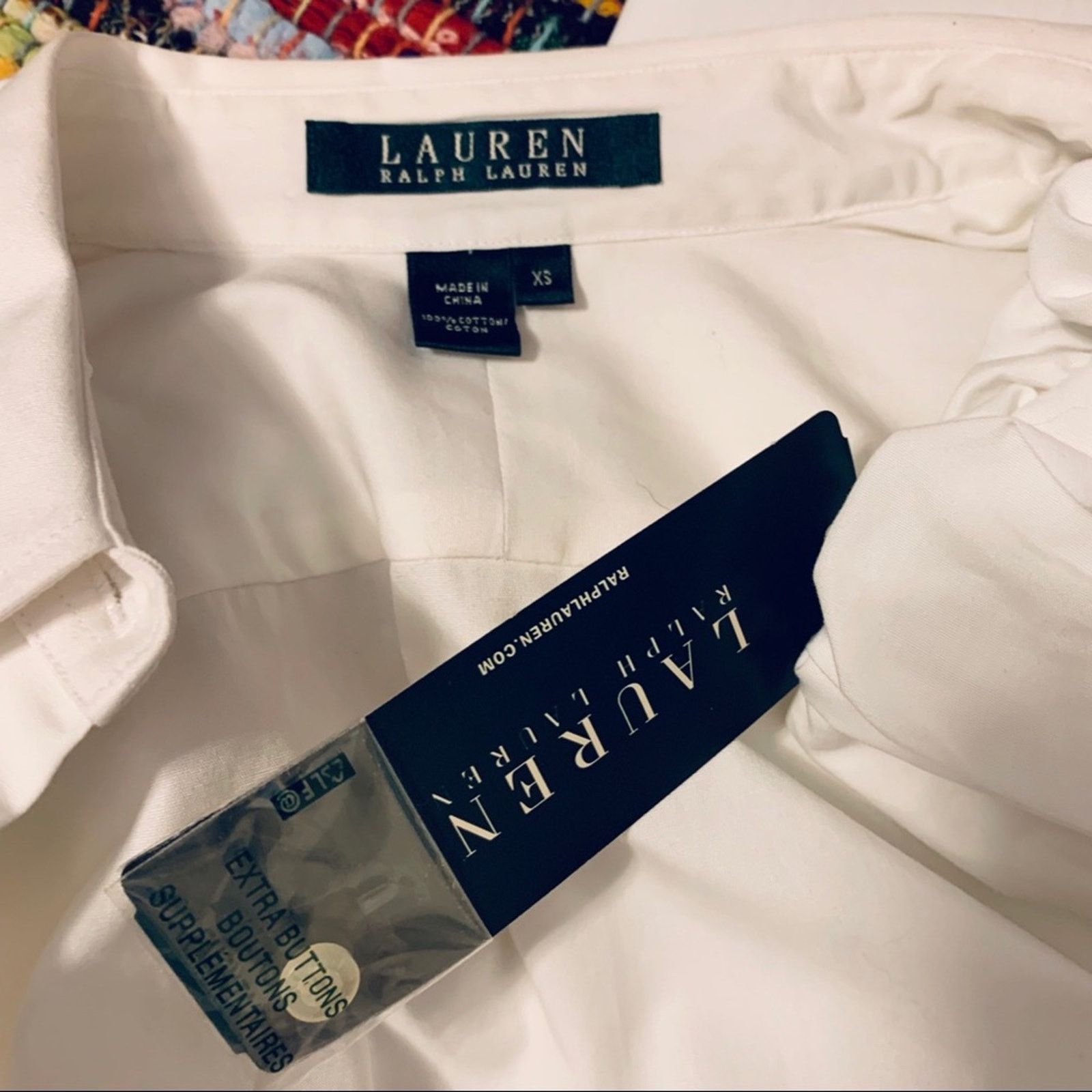Ralph Lauren NWT RALPH LAUREN BUTTONUP RUFFLE SLEEVE BLOUSE xs Size XS / US 0-2 / IT 36-38 - 5 Thumbnail