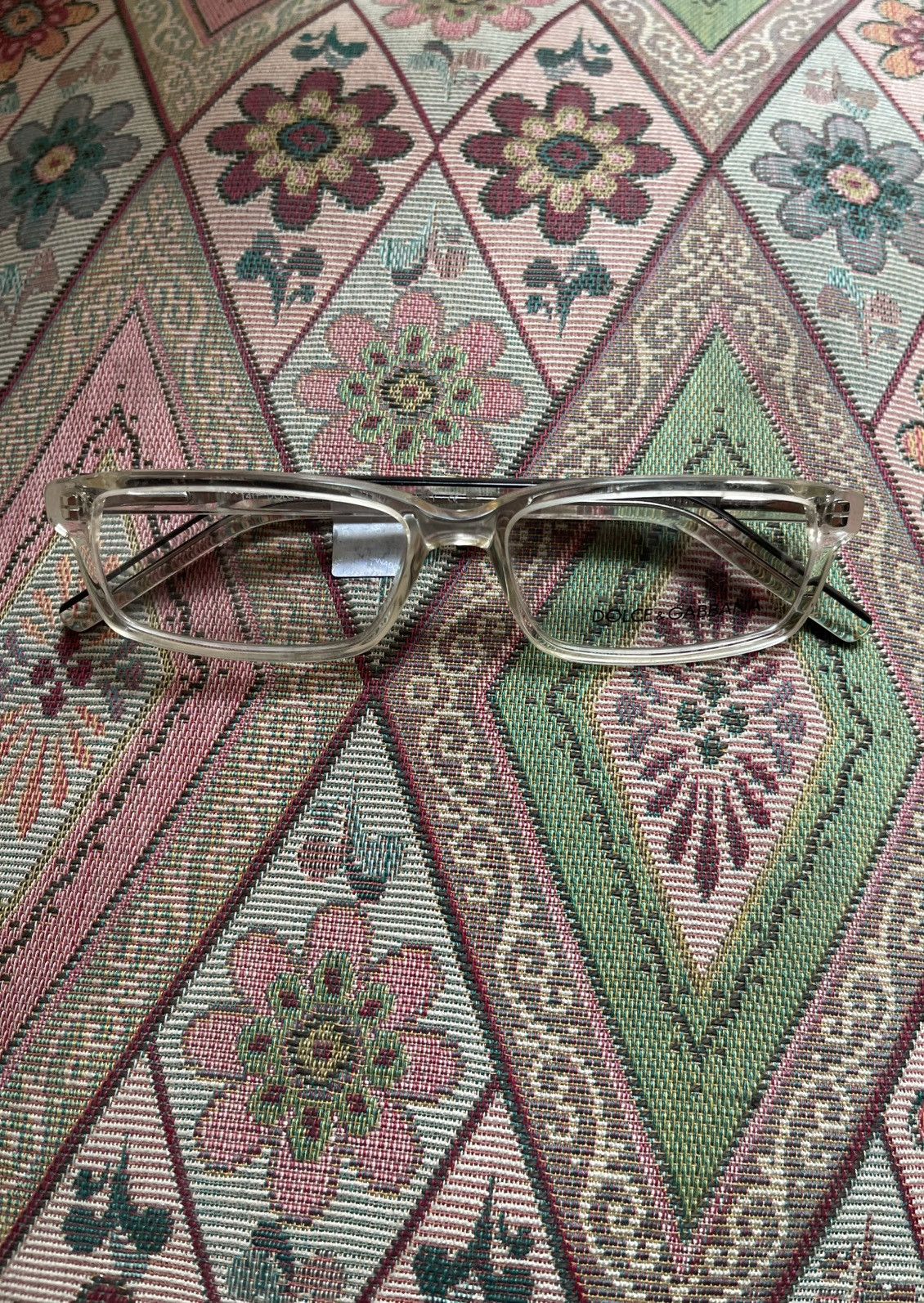 Dolce & Gabbana Dolce Gabbana Transparent Bayonetta Glasses Size ONE SIZE - 5 Thumbnail