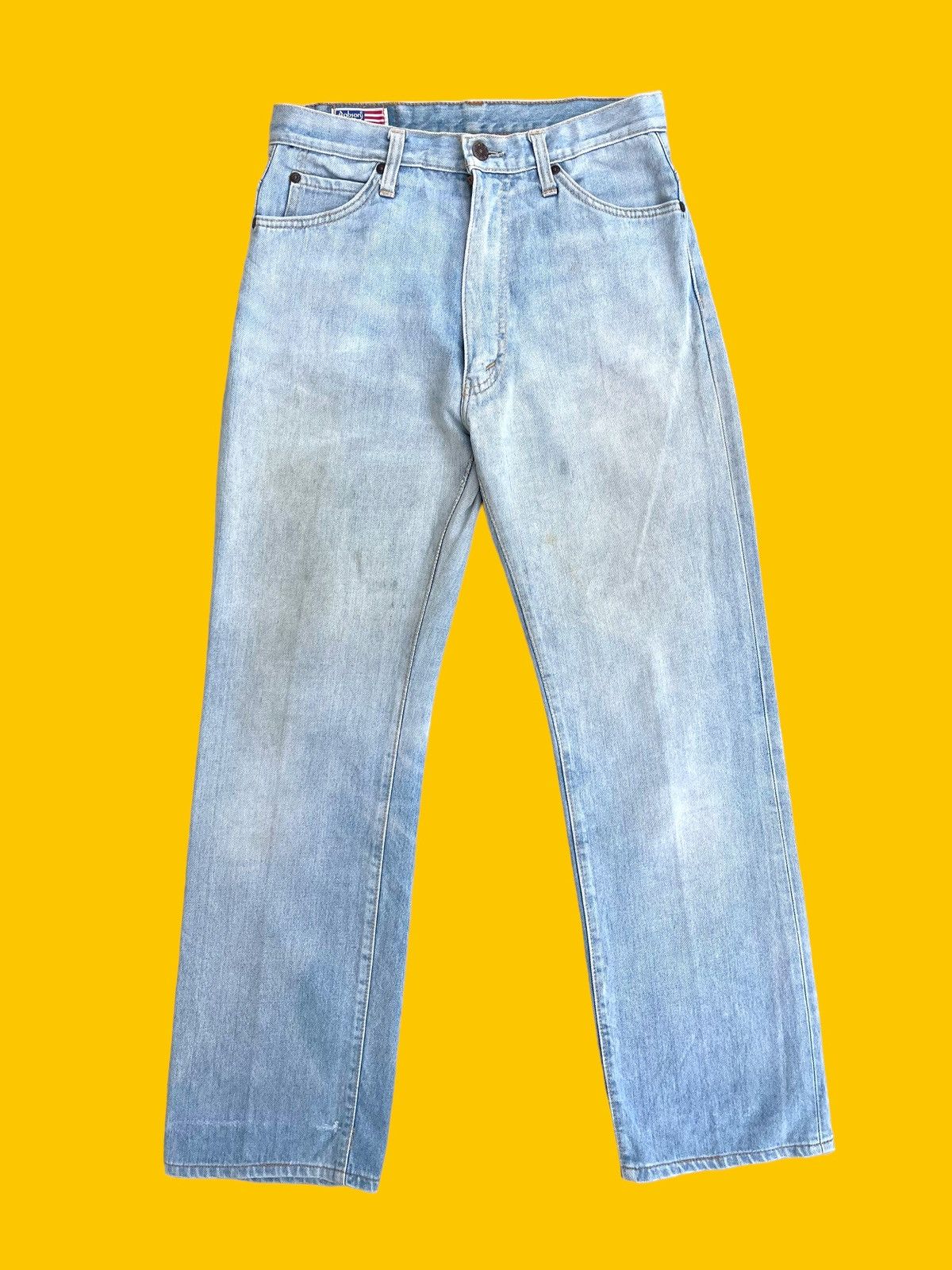 Jean 🔥 Bobson Light Blue Distressed Rusty Denim W29 🔥 Size US 29 - 2 Thumbnail