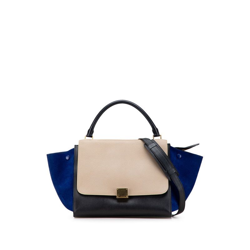 Celine Celine Celine Trapeze Leather Suede 2way Bag Leather Shoulder Bag Size ONE SIZE - 1 Thumbnail