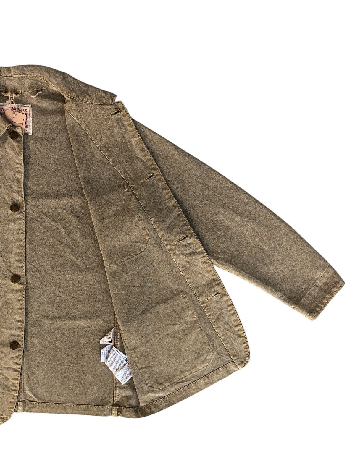 Levi's Vintage Clothing Levi’s Chore Jacket Distressed Denim Size US L / EU 52-54 / 3 - 7 Thumbnail