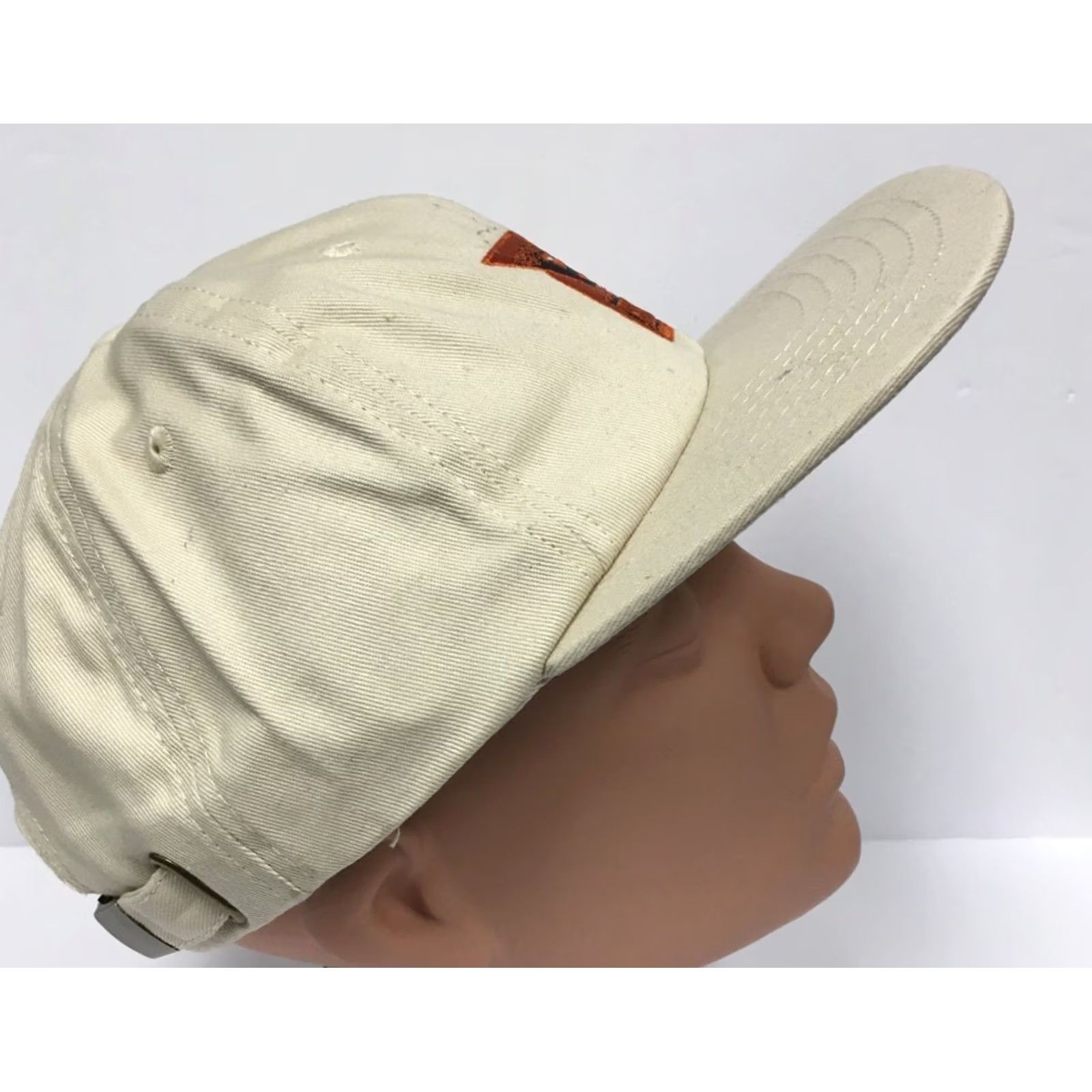 Brain Dead Brain Dead FX Twill Cap Hat Flat Brim 6 Panel Embroidered Tan OS Unisex Adults Mens Womens Adults Cap Size ONE SIZE - 2 Thumbnail