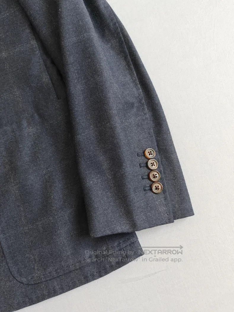 Hermes Hermes Men's wool suit jacket coat, blue-gray version, 100 Size 48R - 8 Thumbnail