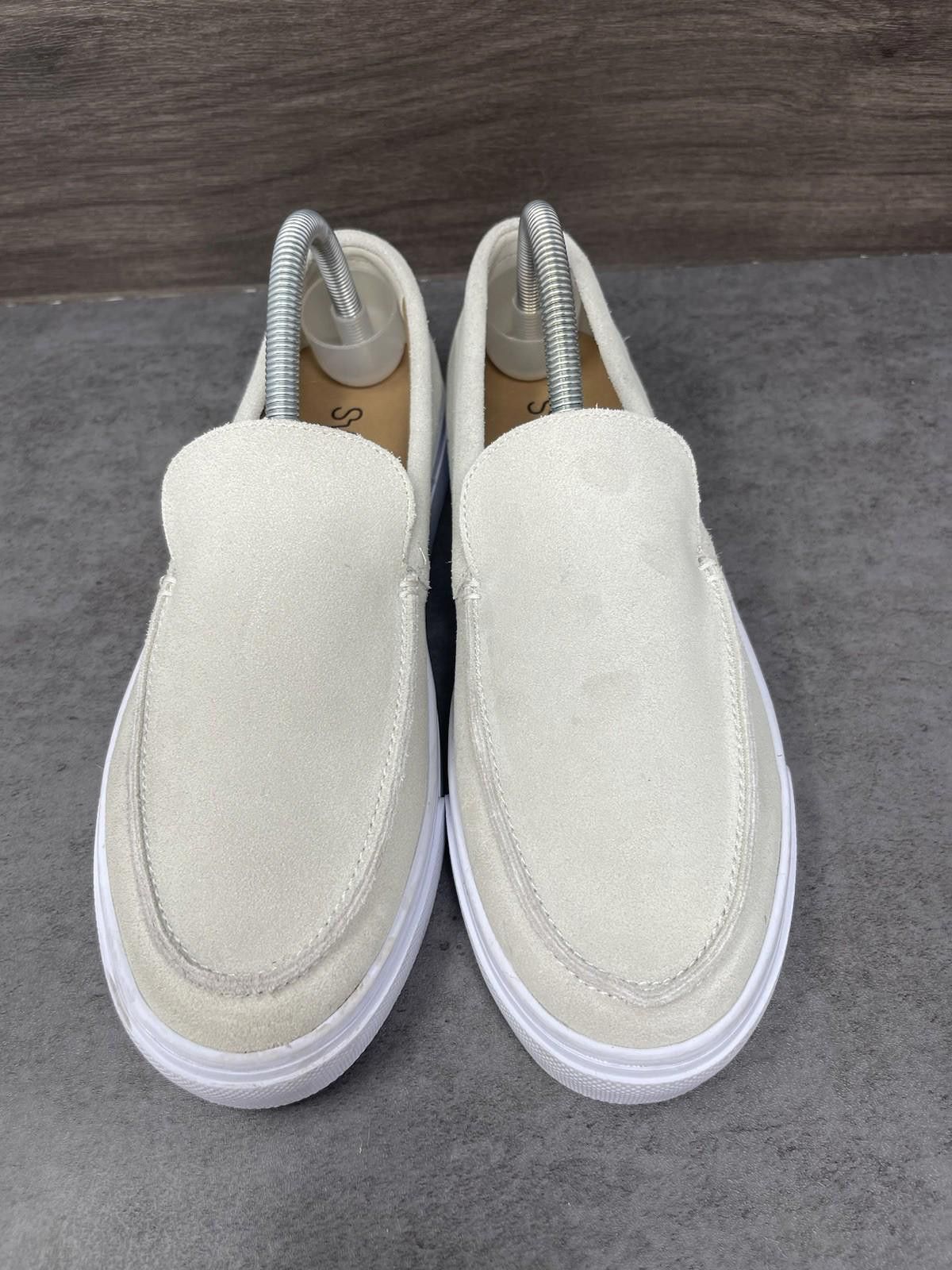 Swims SWIMS Madison Loafers Shoes Mens Size 8 White Beige Size US 8 / EU 41 - 3 Thumbnail