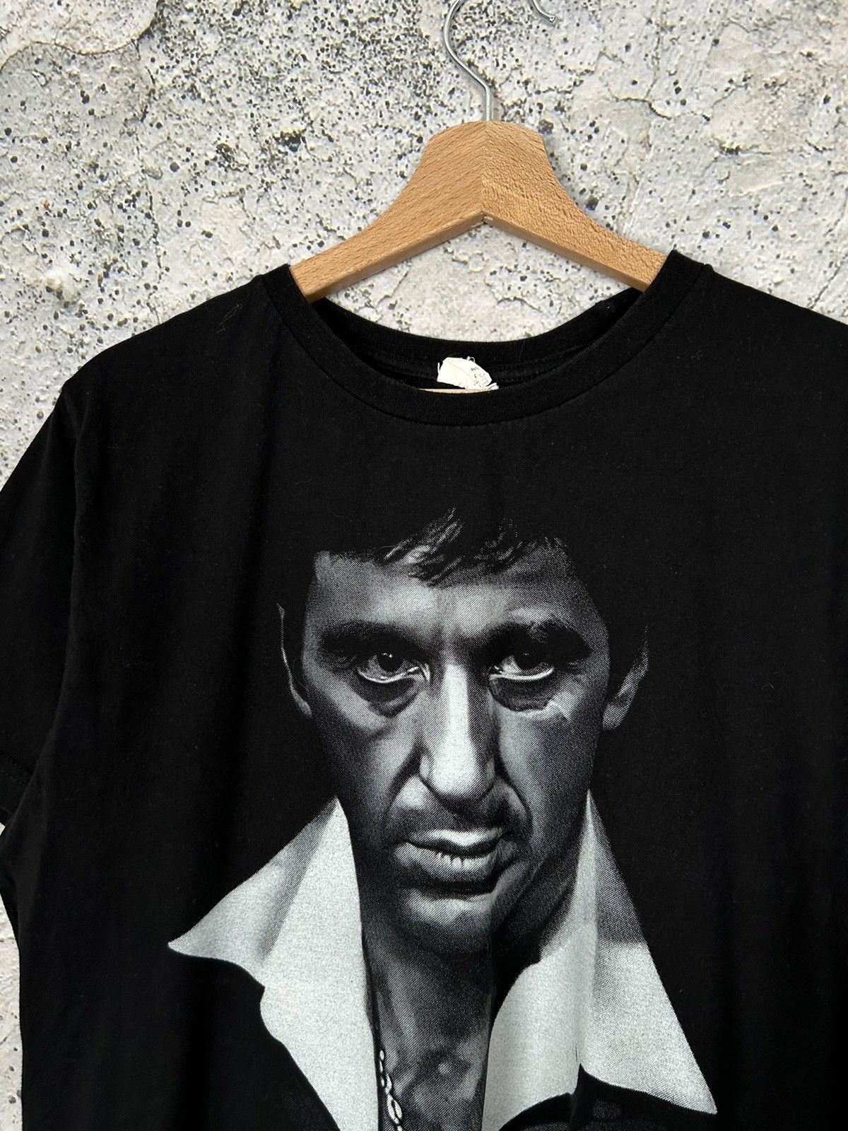 Vintage Vintage Scarface Tony Montana Graphic Tee 90s Movie Film Size US L / EU 52-54 / 3 - 3 Thumbnail