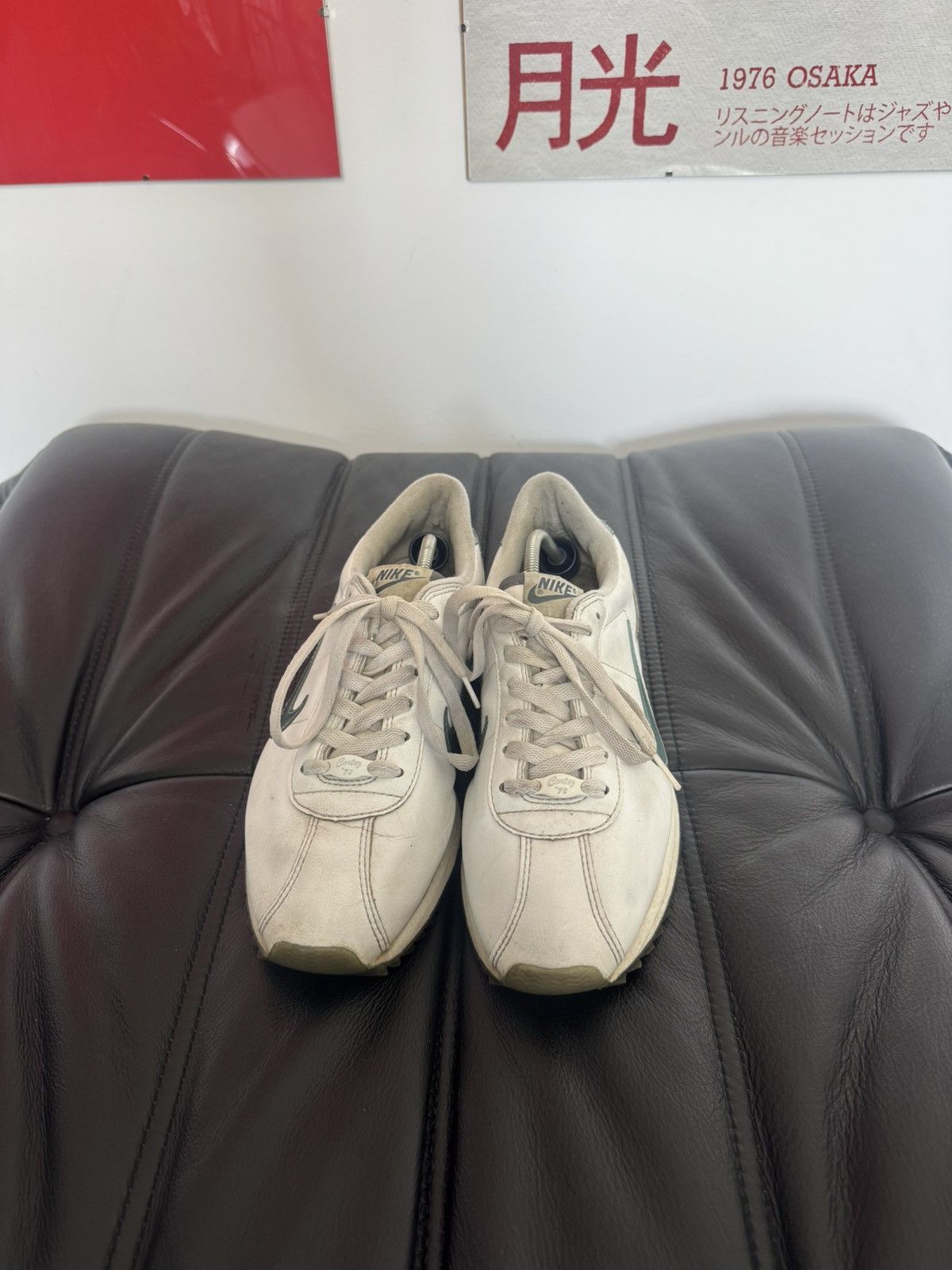 Nike Vintage 90s Nike Cortez White Leather Low Sneakers Hype Rare Size US 9 / EU 42 - 3 Thumbnail