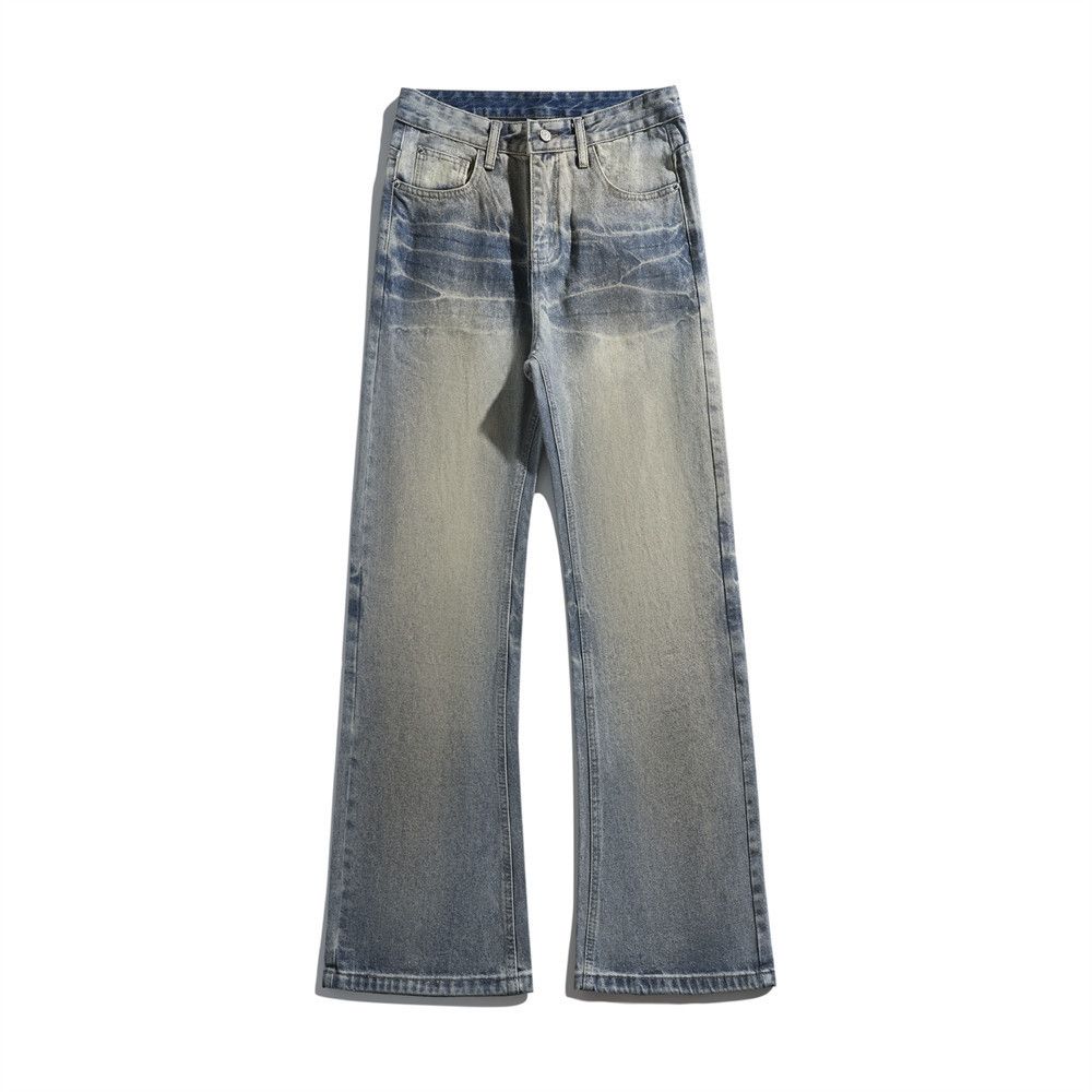 Vintage Men's loose distressed washed punk gradient vintage jeans Size US 32 / EU 48 - 1 Thumbnail
