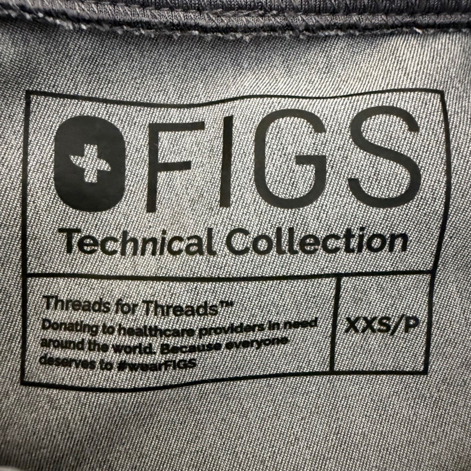 Other FIGS Zamora Jogger Scrub Pants Womens XXS Petite Gray Size 26" / US 2 / IT 38 - 2 Thumbnail
