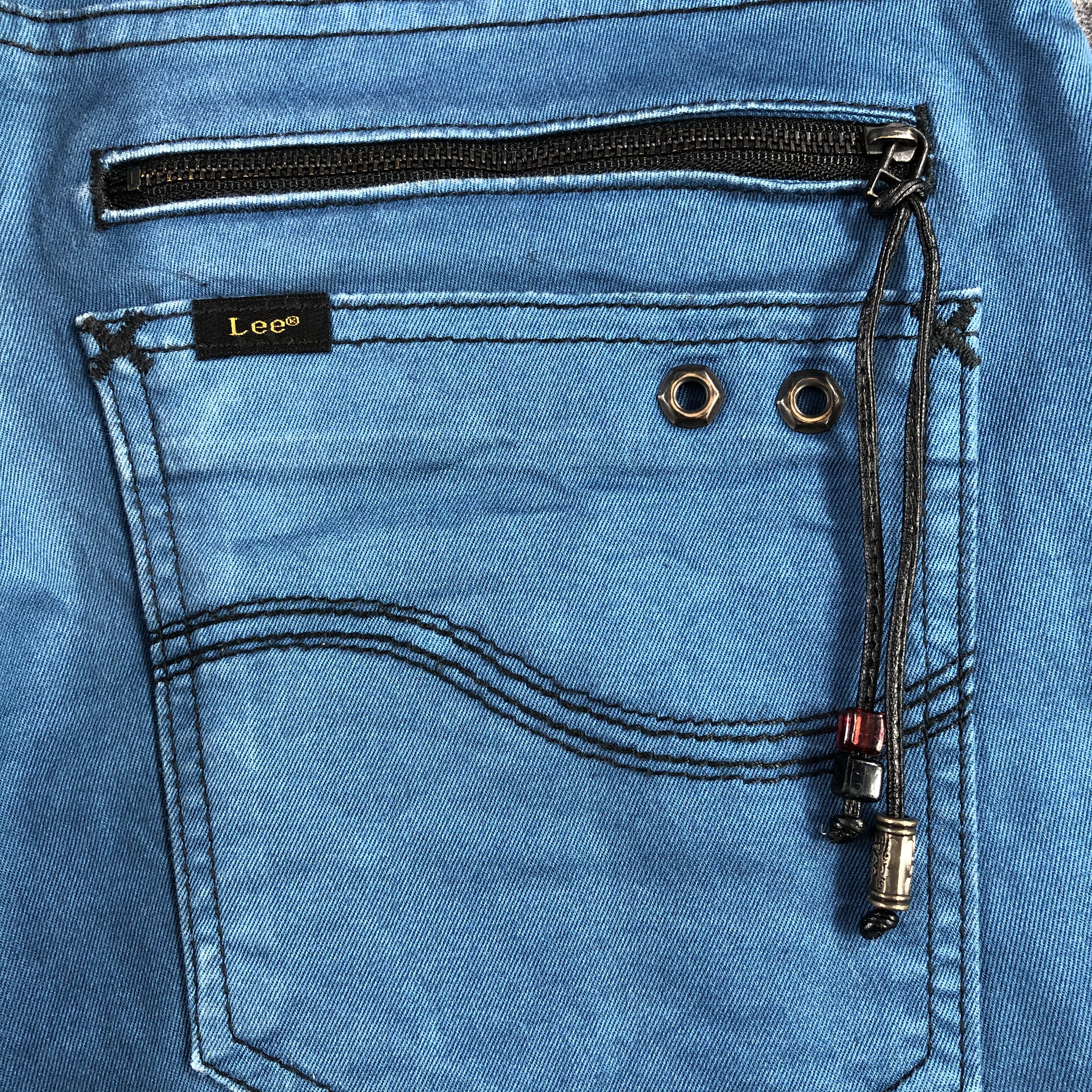 Lee Vintage Blue Wash Lee Jeans-J1817 Size US 34 / EU 50 - 8 Thumbnail
