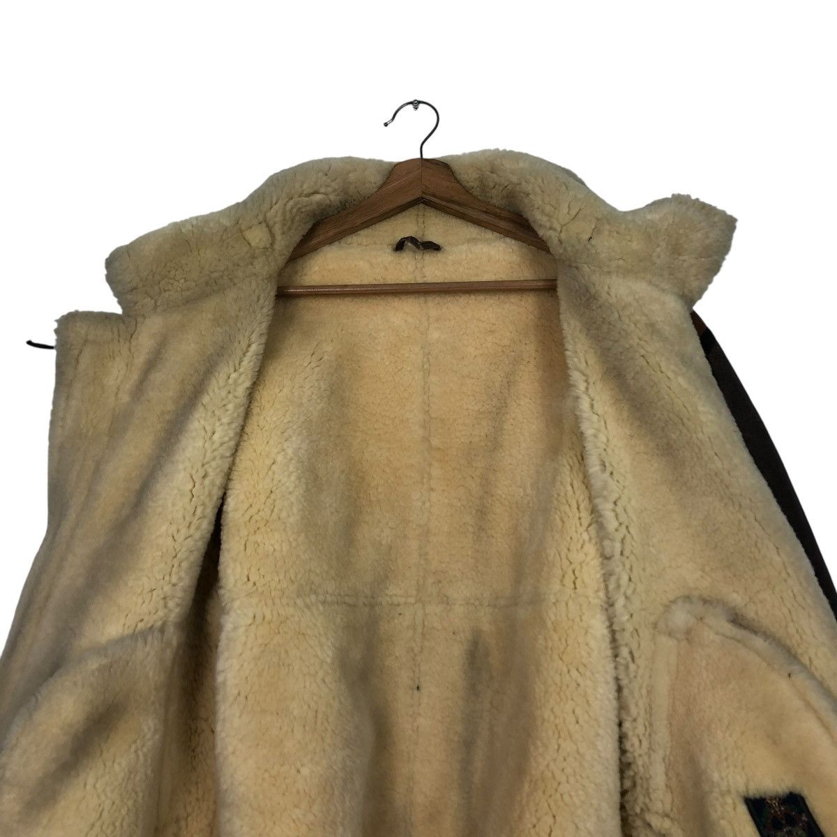 Vintage 🔥VTG LEATHER JACKET SHEARLING B3 PALMUS LIFE ISSEY MIYAKE Size US M / EU 48-50 / 2 - 16 Thumbnail