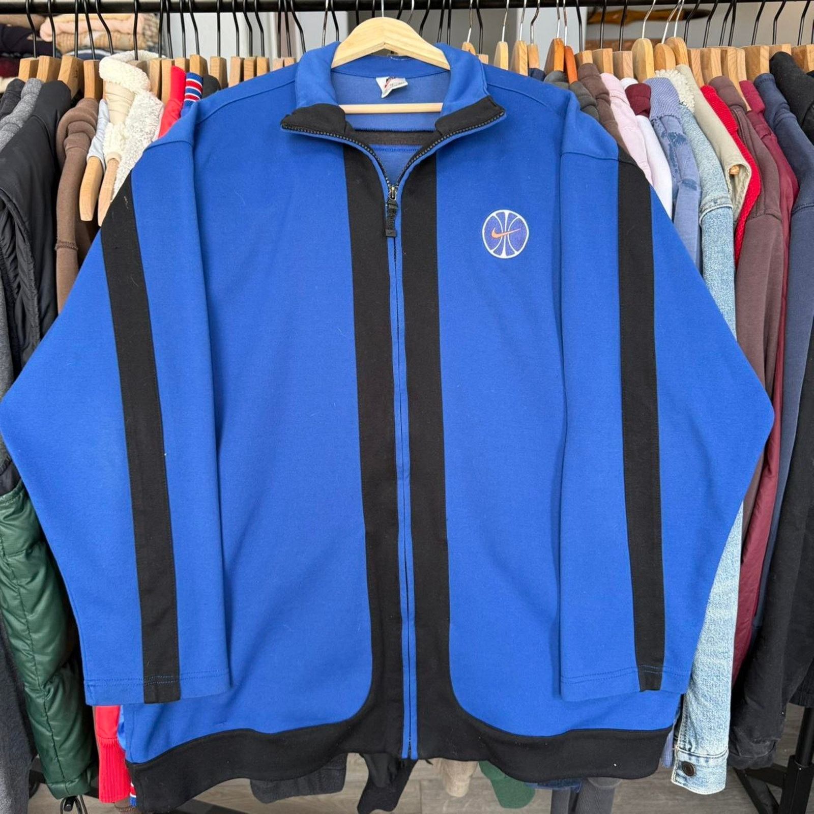 Nike Vintage 90s Nike Wind Breaker With Button Up Closure Size US XL / EU 56 / 4 - 1 Thumbnail