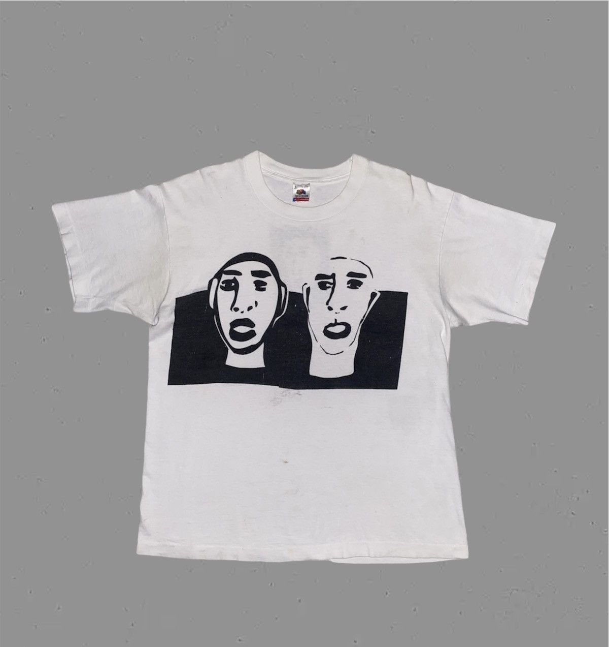 Vintage 90s Des Scénes Art Tshirt