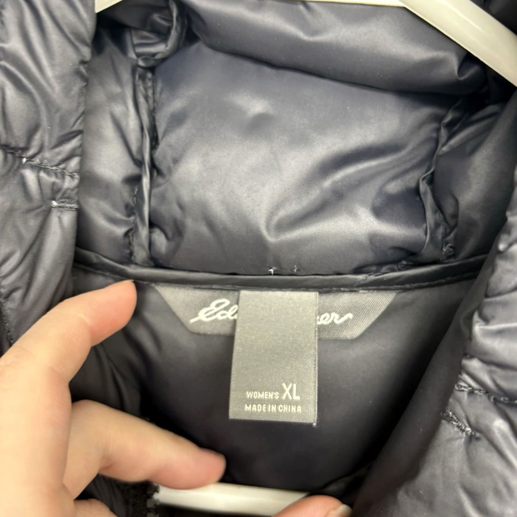 Eddie Bauer Eddie Bauer Luna Peak Down Parka Jacket Women XL Hooded Puffer 550 Fill Outdoor Jacket Black Parka Womens XL Down Hooded Size XL / US 12-14 / IT 48-50 - 6 Thumbnail
