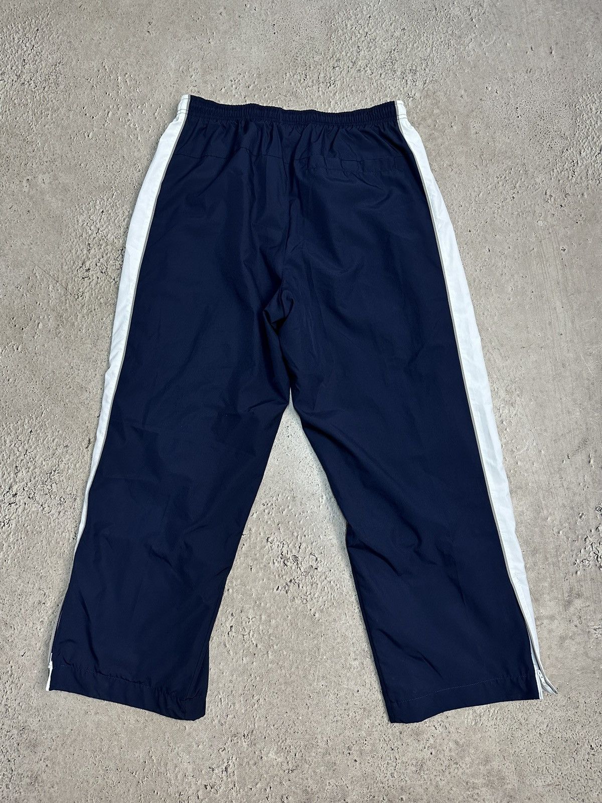 Nike × Vintage Vintage Nike Pants Nylon Y2K Drill Navy Blue Size US 33 - 7 Thumbnail