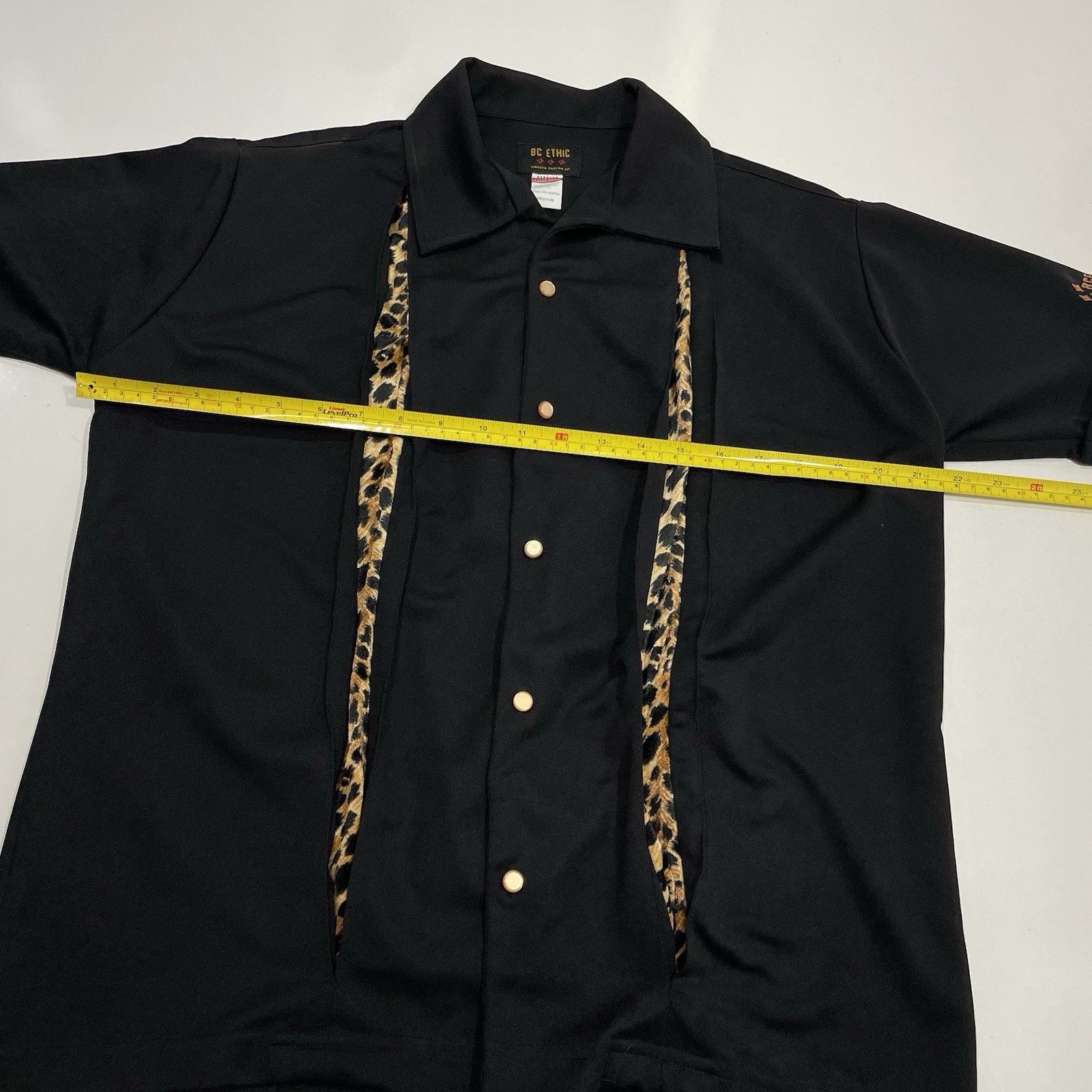 Bc Ethic BC Ethic Camp Shirt M Black Leopard Retro Lounge Bowling Size US M / EU 48-50 / 2 - 6 Thumbnail