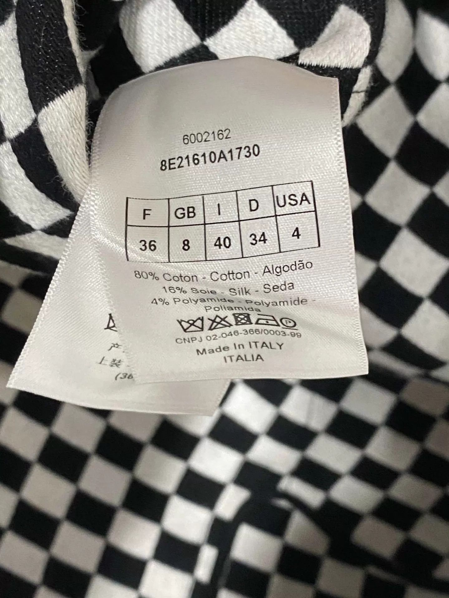 Dior Dior B&W Check Dress 36 95 New Size XS / US 0-2 / IT 36-38 - 4 Thumbnail