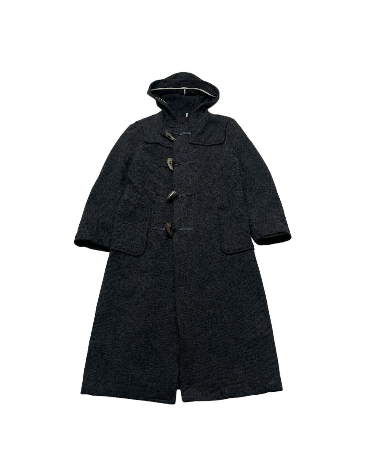 Designer × Japanese Brand × Yohji Yamamoto 💥Takeo Kikuchi Over Coat Duffle Jacket Size US M / EU 48-50 / 2 - 4 Thumbnail