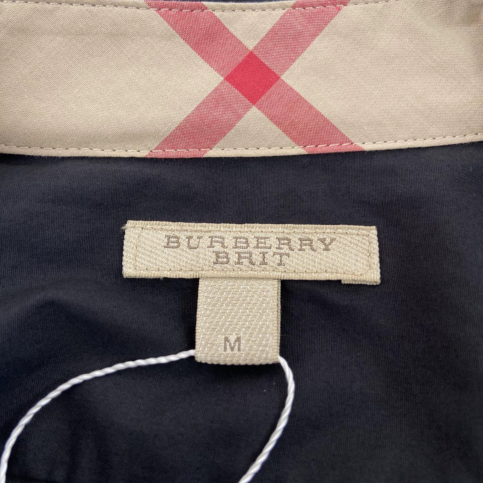 Burberry Burberry Black Shirt M 0337 Size M / US 6-8 / IT 42-44 - 5 Thumbnail