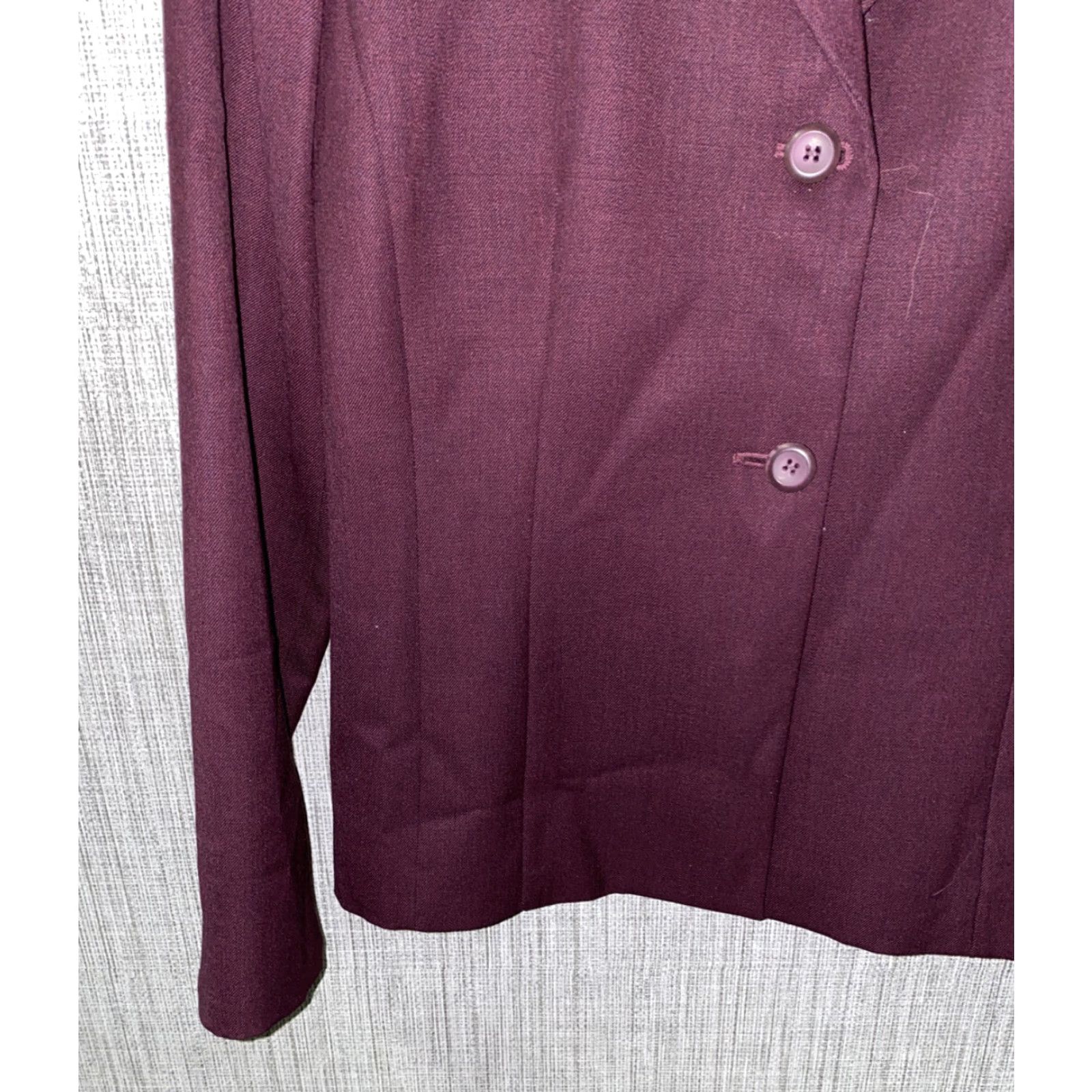 Pendleton Pendleton Womens Jacket 2 Button Sport Wool Red Size 10 Regular Womens Size L / US 10 / IT 46 - 4 Thumbnail