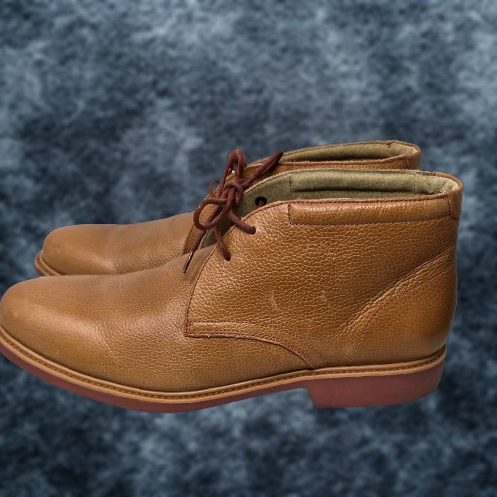 Cole Haan Cole Haan Great Jones Chukka II Boots Mens Leather Ankle Boots WC British Tan 11M Mens Shoes Size US 10 / EU 43 - 1 Thumbnail