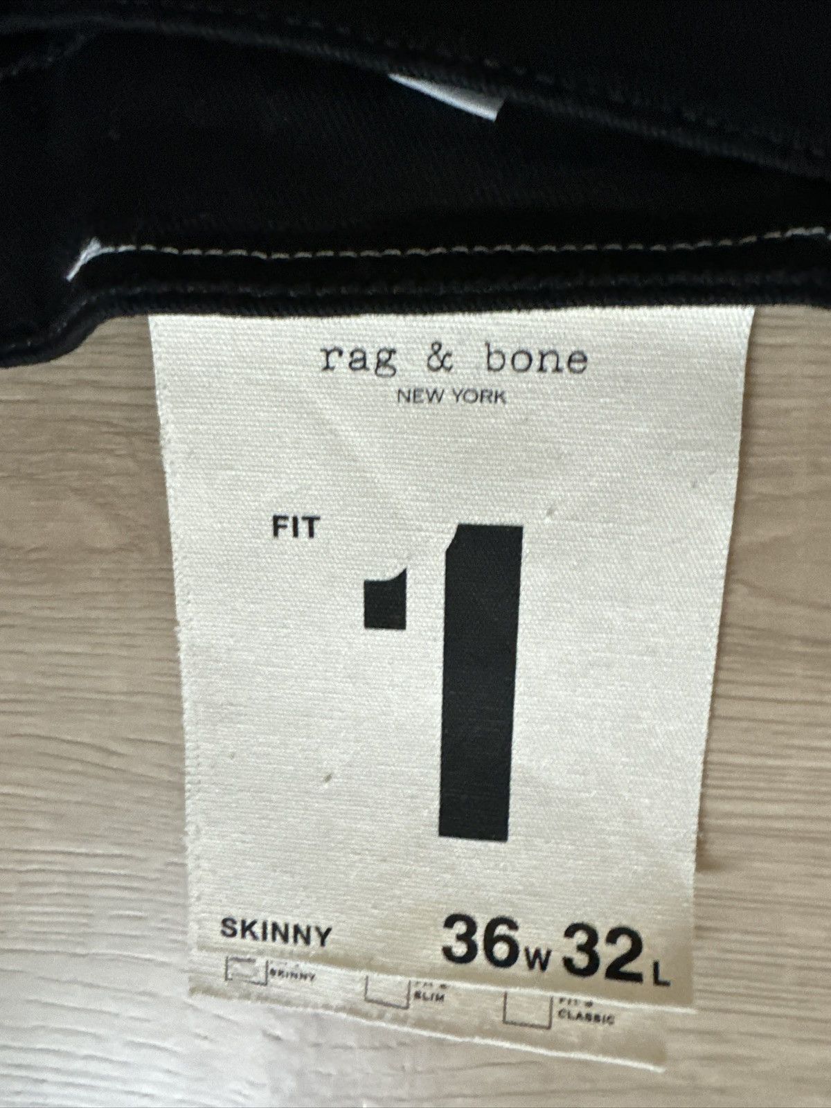 Rag & Bone rag & bone mens black jeans New York Original Size US 36 / EU 52 - 4 Thumbnail
