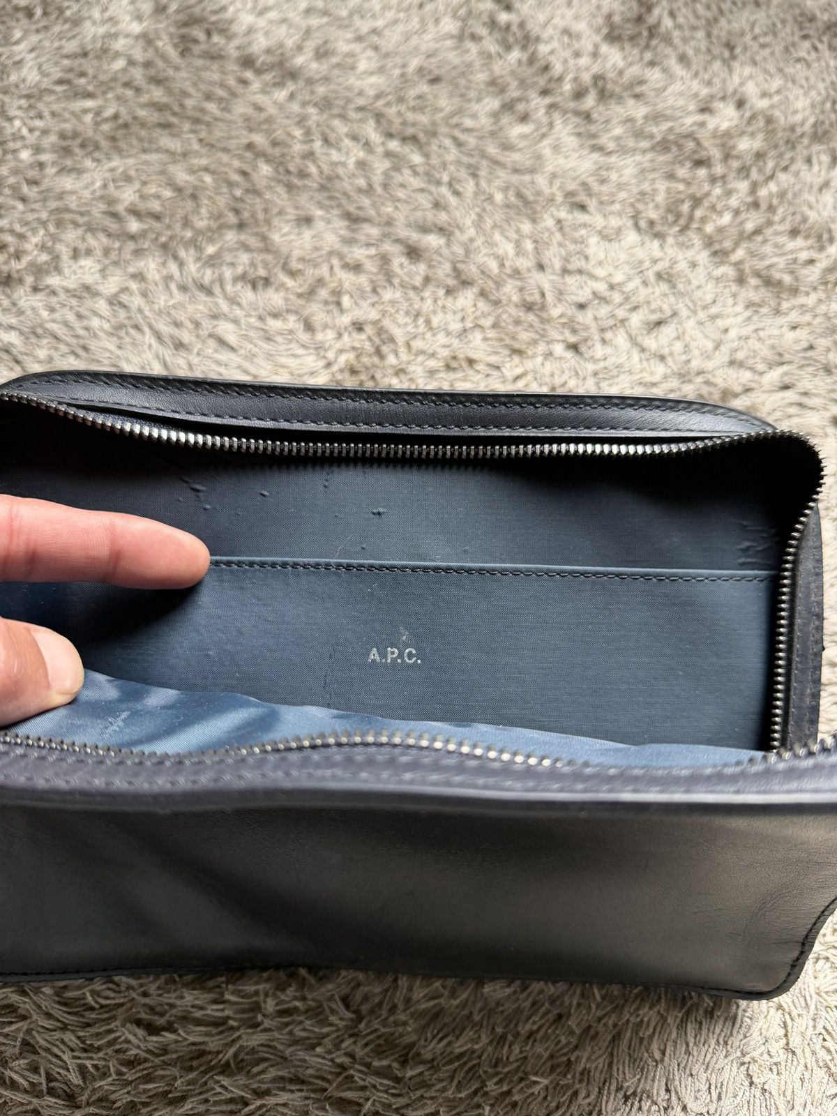A.P.C. A.P.C blue leather bag. Size ONE SIZE - 12 Thumbnail