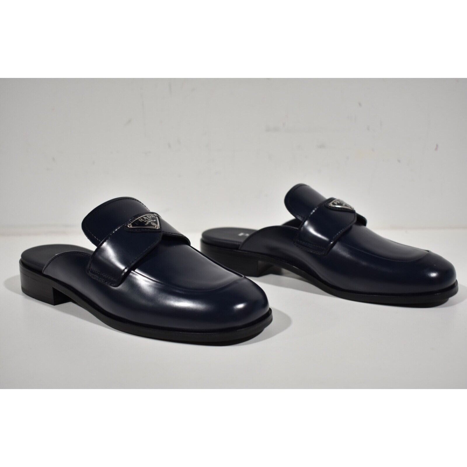 Prada Prada Leather Triangle Loafer Slip On Slide Mule Flat 36.5 Size US 6 / IT 36 - 4 Thumbnail
