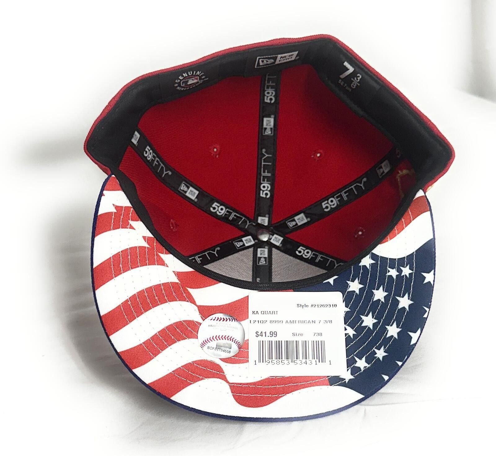 New Era New Era New York Yankees USA Independence 59FIFTY 7 3/8 Size ONE SIZE - 8 Thumbnail