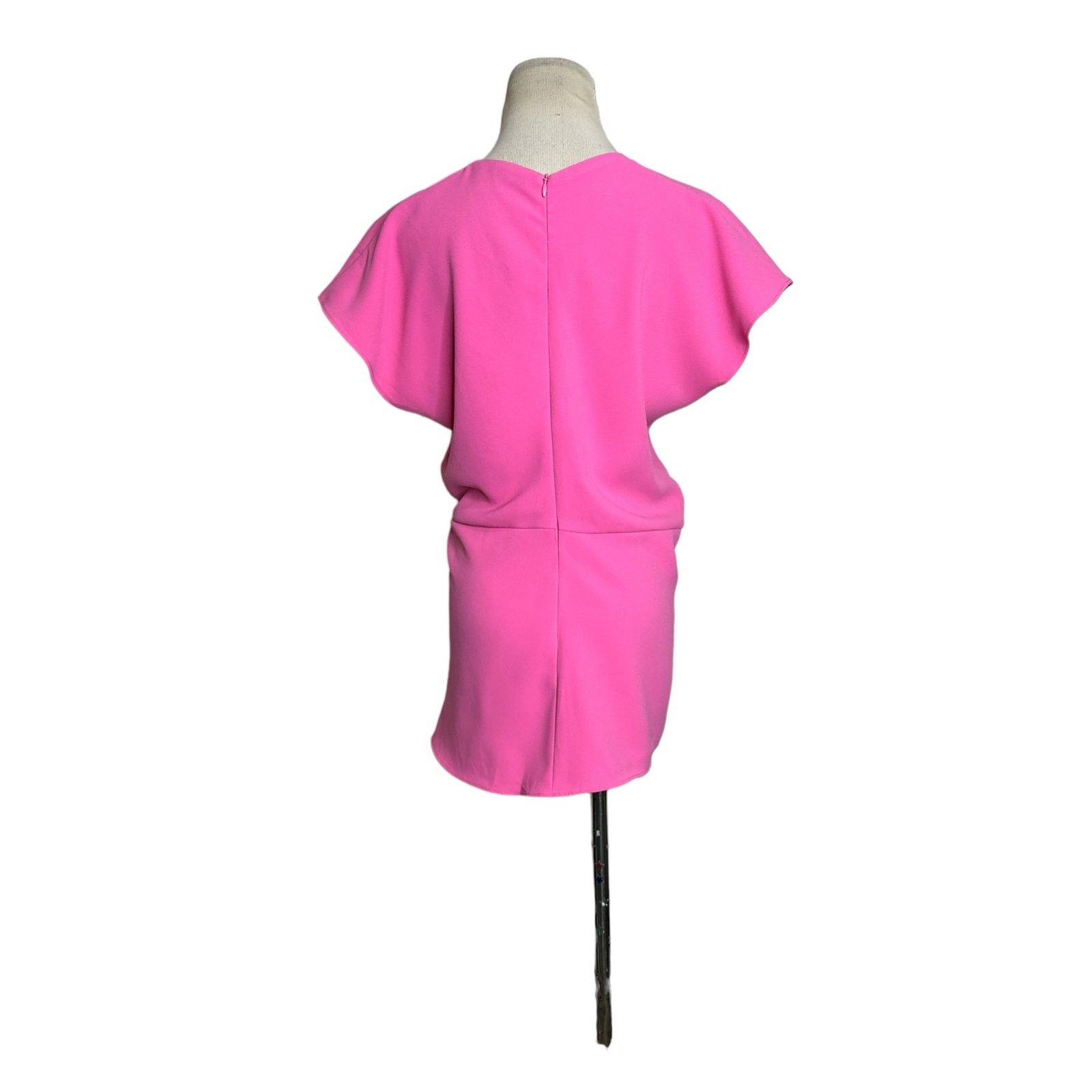 Zara Zara pink deep V neck crossed twist blouse size Medium Size M / US 6-8 / IT 42-44 - 10 Thumbnail