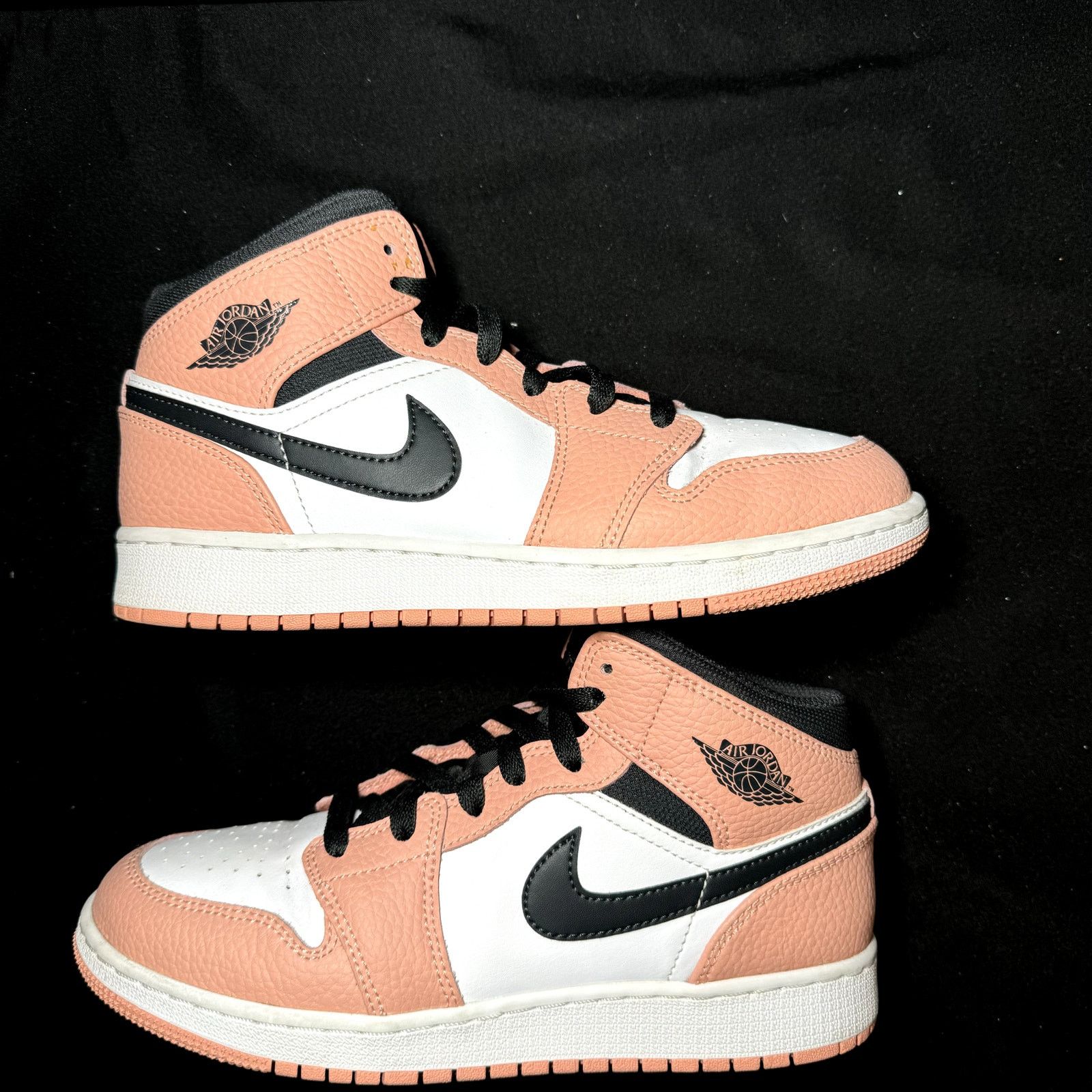 Jordan Brand × Nike Size 6 - Nike Air Jordan 1 Mid GS Pink Quartz Men's Shoes Size US 6 / EU 39 - 2 Thumbnail