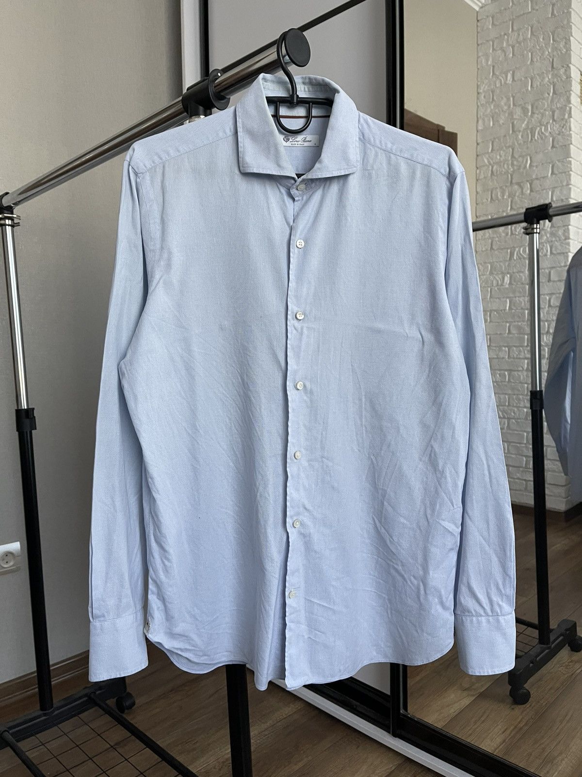 Loro Piana Loro Piana Button Up Shirt Long Sleeve Size US M / EU 48-50 / 2 - 3 Thumbnail