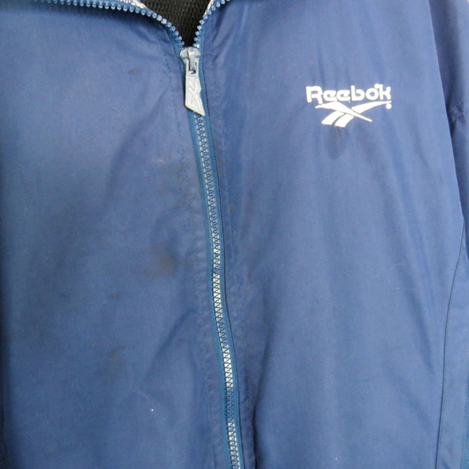 Reebok Vintage Reebok Blue Windbreaker Jacket Large Blokecore Size L / US 10 / IT 46 - 6 Thumbnail